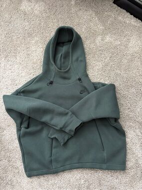 nike oversized hoodie dress Nike essentials fleece oversized hoodie dress in black